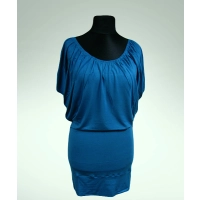 Sukienka Daniela z mocno marszczonym dekoltem - dla puszystej